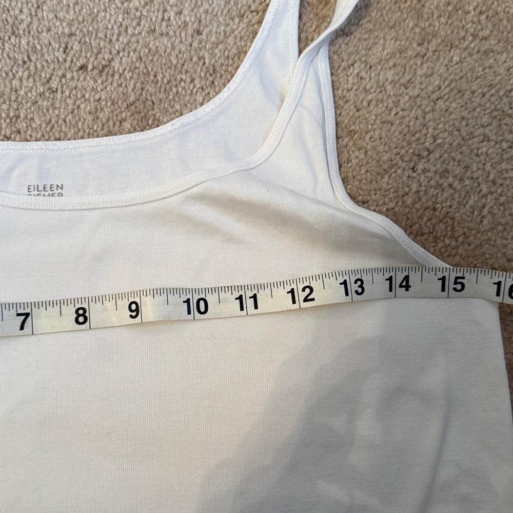 Eileen Fisher Ladies White Tank Top L - Picture 4 of 6
